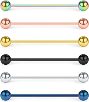 industrial barbels colors set